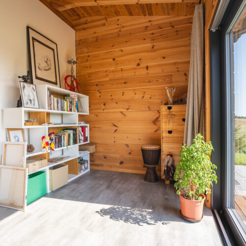 Poloroubený bungalov Sulice ložnice