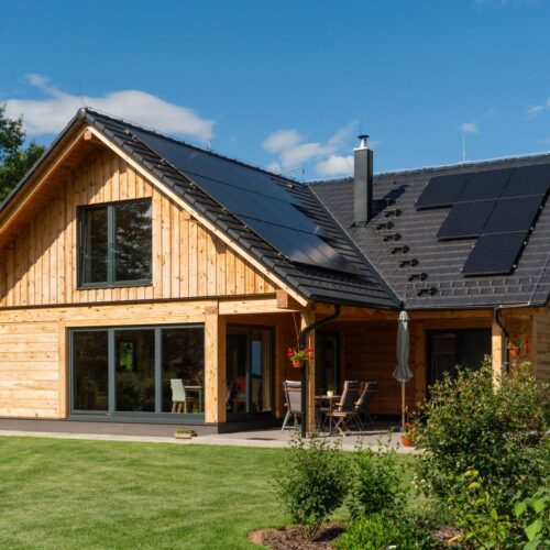 Moderní poloroubenka Malenice